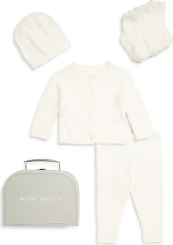 CozyChic® Lite Classic Cardigan, Pants, Socks, Beanie & Suitcase Set | Nordstrom