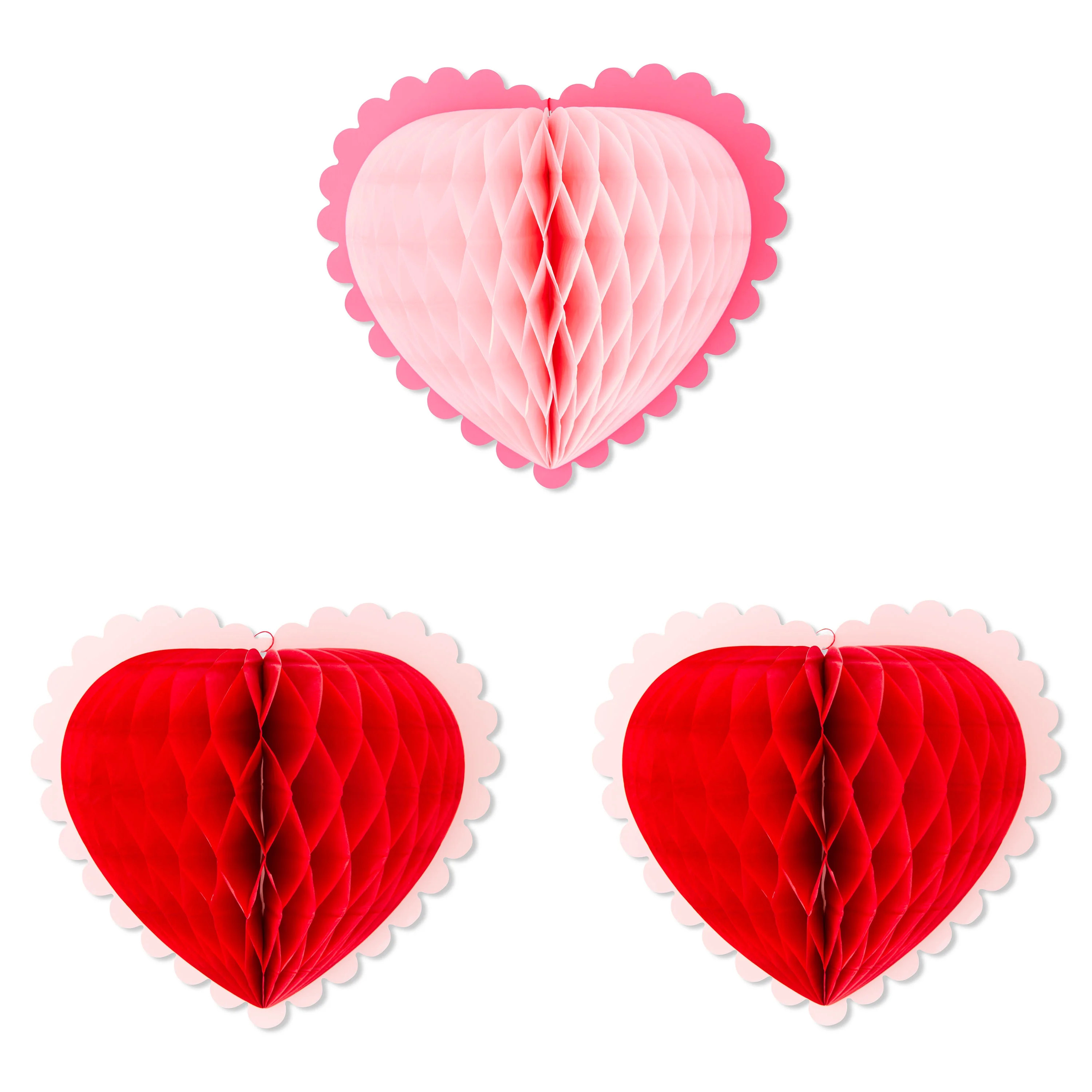 Heart Danglers, Red and Pink, 3 Count, Valentine's Day by Way To Celebrate | Walmart (US)