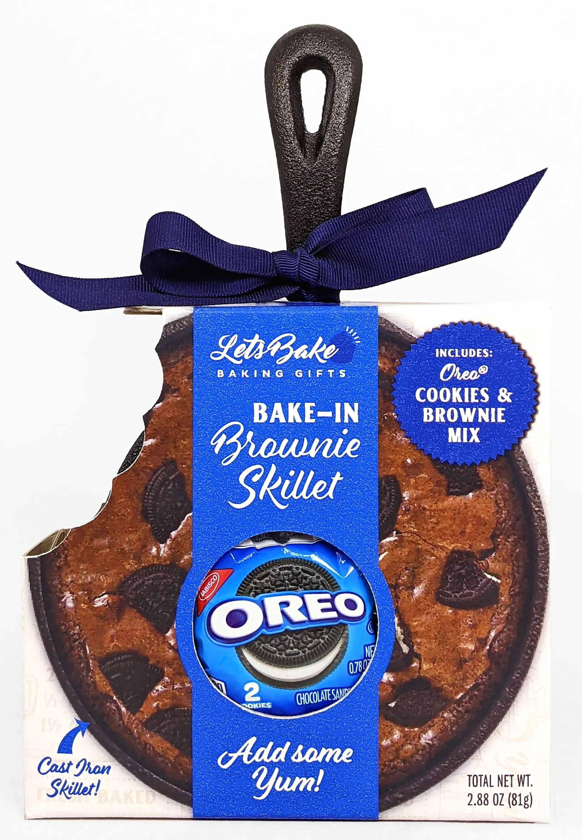 Let's Bake Chocolate Brownie Mix with Oreo Treats Includes Dry Brownie Mix and Oreo Cookies and a... | Walmart (US)