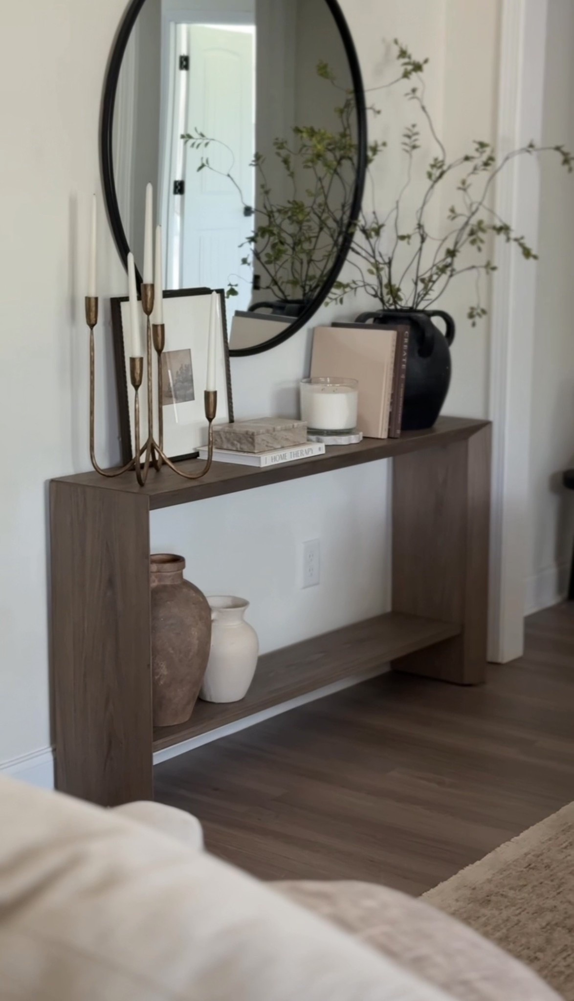 Modern Organic Console Table: Stylish Elegance for Every Space