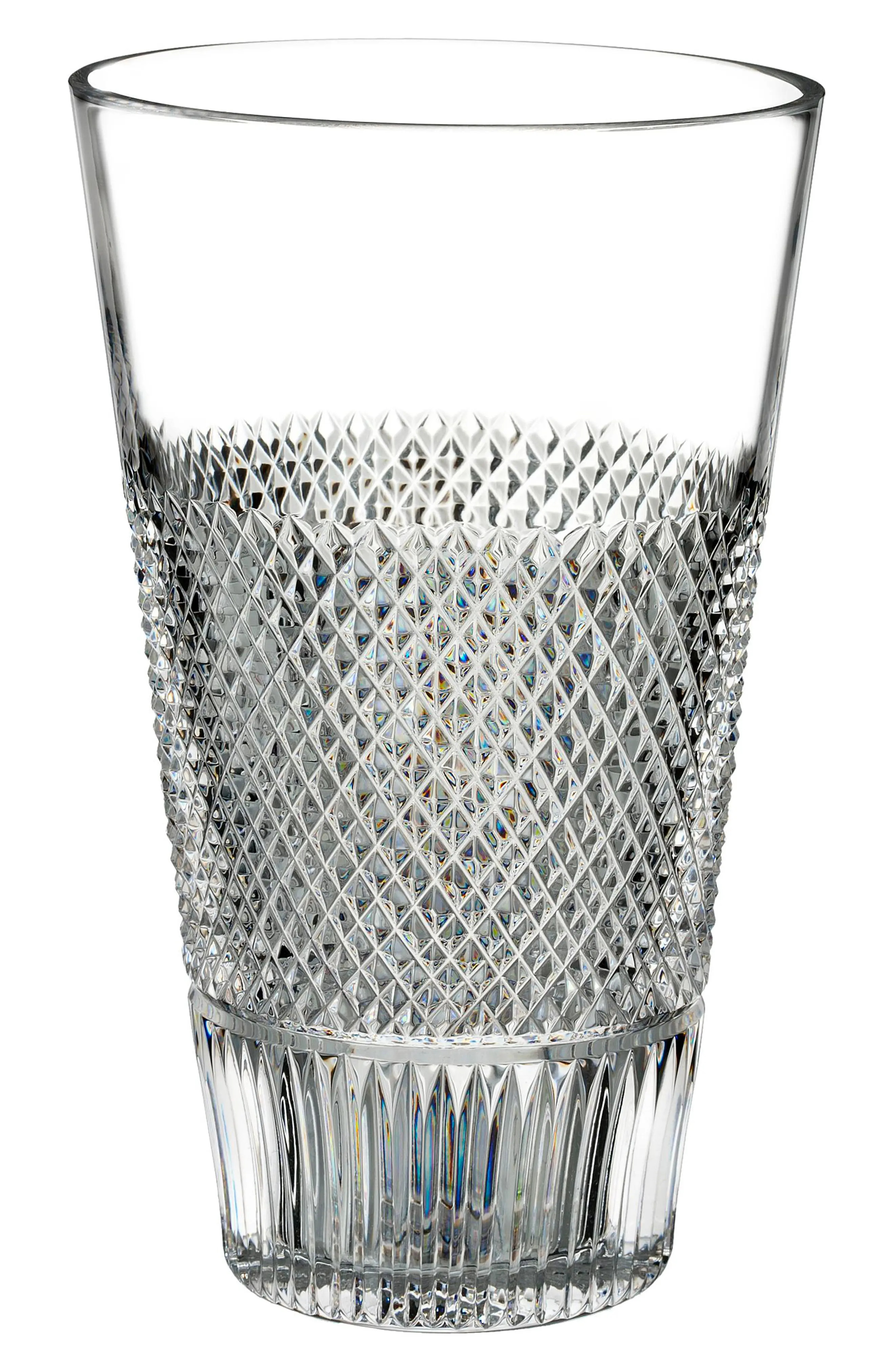 Waterford Diamond Line Leaded Crystal Vase | Nordstrom