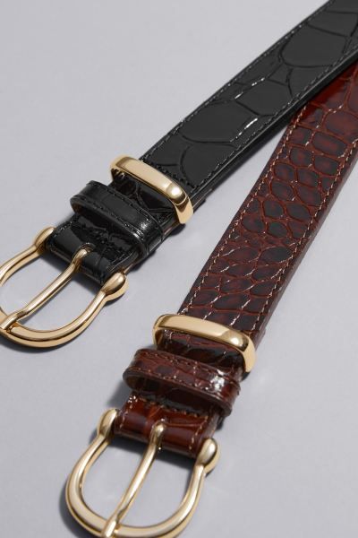 Croco Leather Belt | H&M (UK, MY, IN, SG, PH, TW, HK)