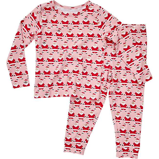 Kids Organic PJ Set, Santas | Maisonette