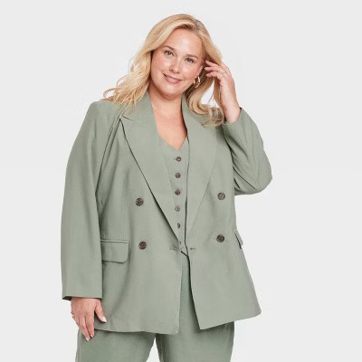 Women's Double Breasted Blazer - A New Day™ | Target