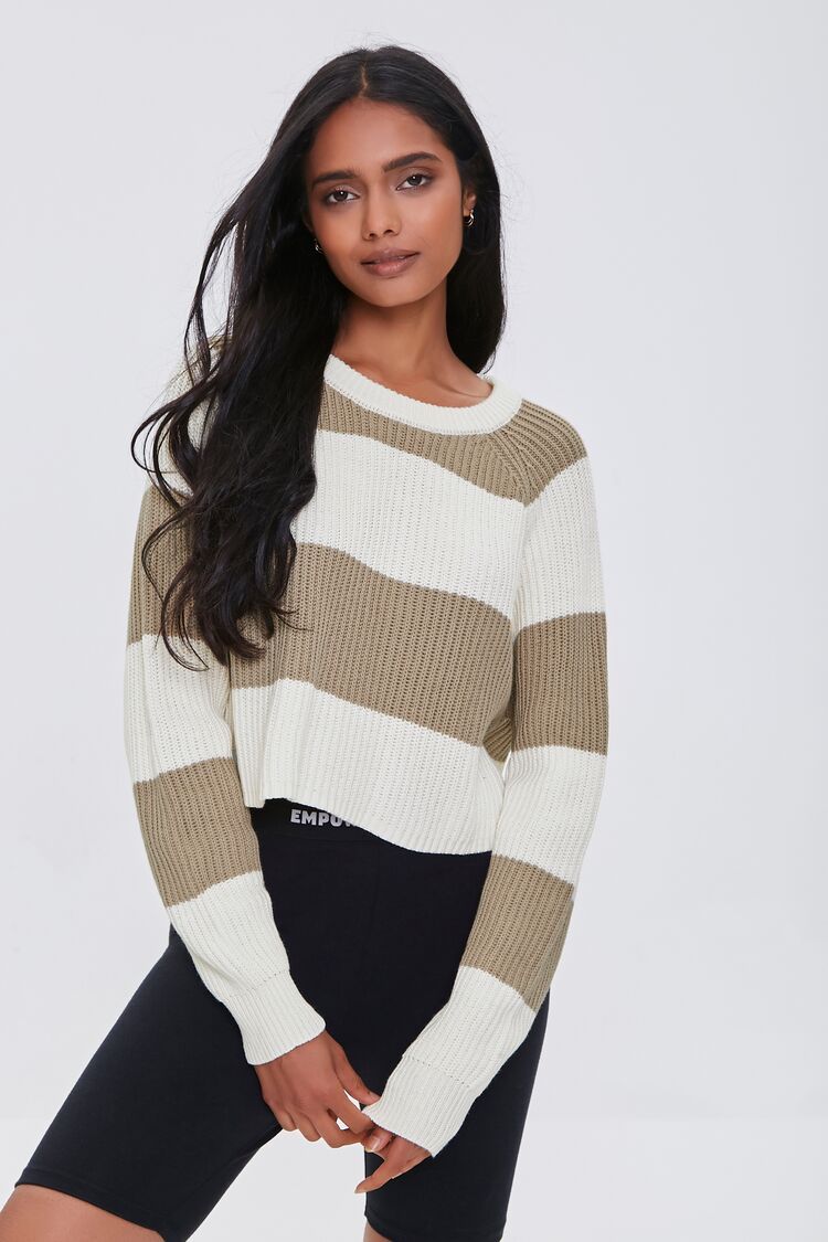 Striped Raglan Sweater | Forever 21 (US)