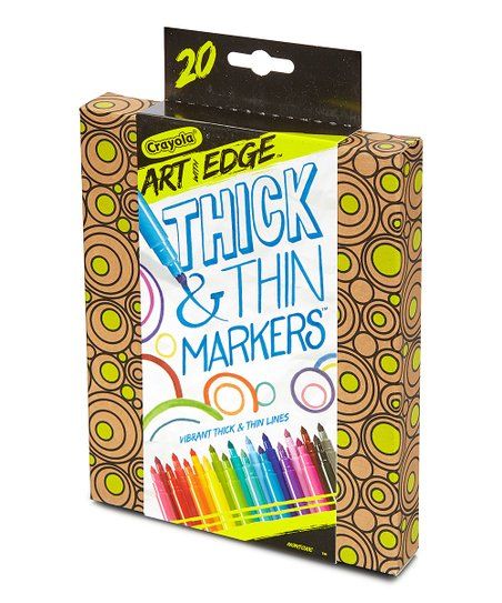 Crayola 20-Ct. Thick & Thin Washable Marker Set | Zulily