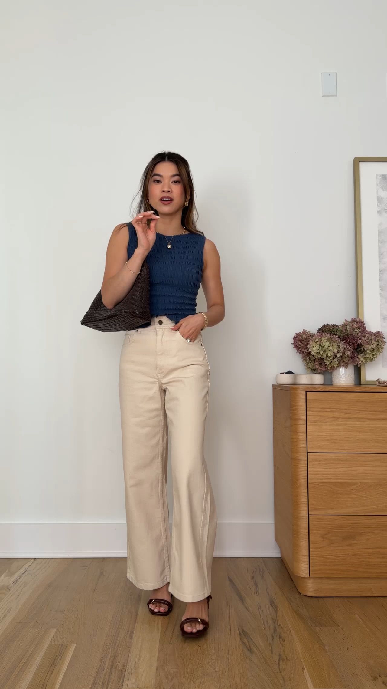 Sizing info:
•Pants size 2 in Mottled Ecru
•Top size XS 

petite fashion, get dressed with me, outfit inspiration, ootd, nashville outfit, Nashville influencer, petite style, vacation style, casual outfits, mom style, petite pants, spring outfits, spring outfit info, spring pants, spring outfit idea, spring top, spring bag, spring sweater, spring shoes, Spring jeans, white jeans, cream jeans, sezane jeans, spring sandal 
 @SEZANE 

 @abercrombie 

#LTKPetite #LTKmomlife #LTKootd