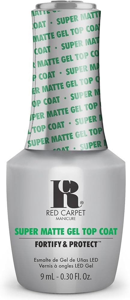 Red Carpet Manicure Top Coat Essentials (Super Matte Top Coat) Matte Gel Nail Top Coat, Top Coat ... | Amazon (US)