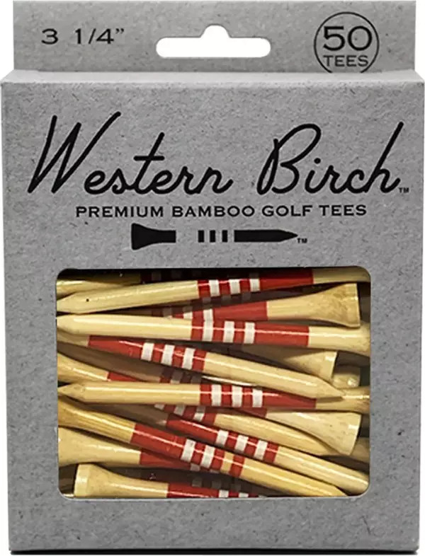 Western Birch Signature Andrew 3.25" Golf Tees - 50 Pack | Dick's Sporting Goods | Dick's Sporting Goods