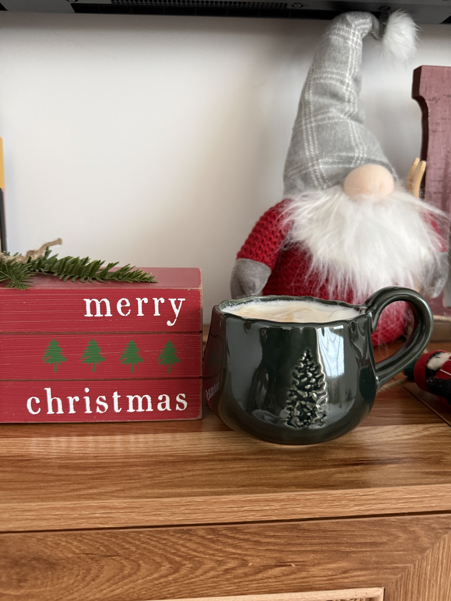 coffee just tastes better in a christmas mug