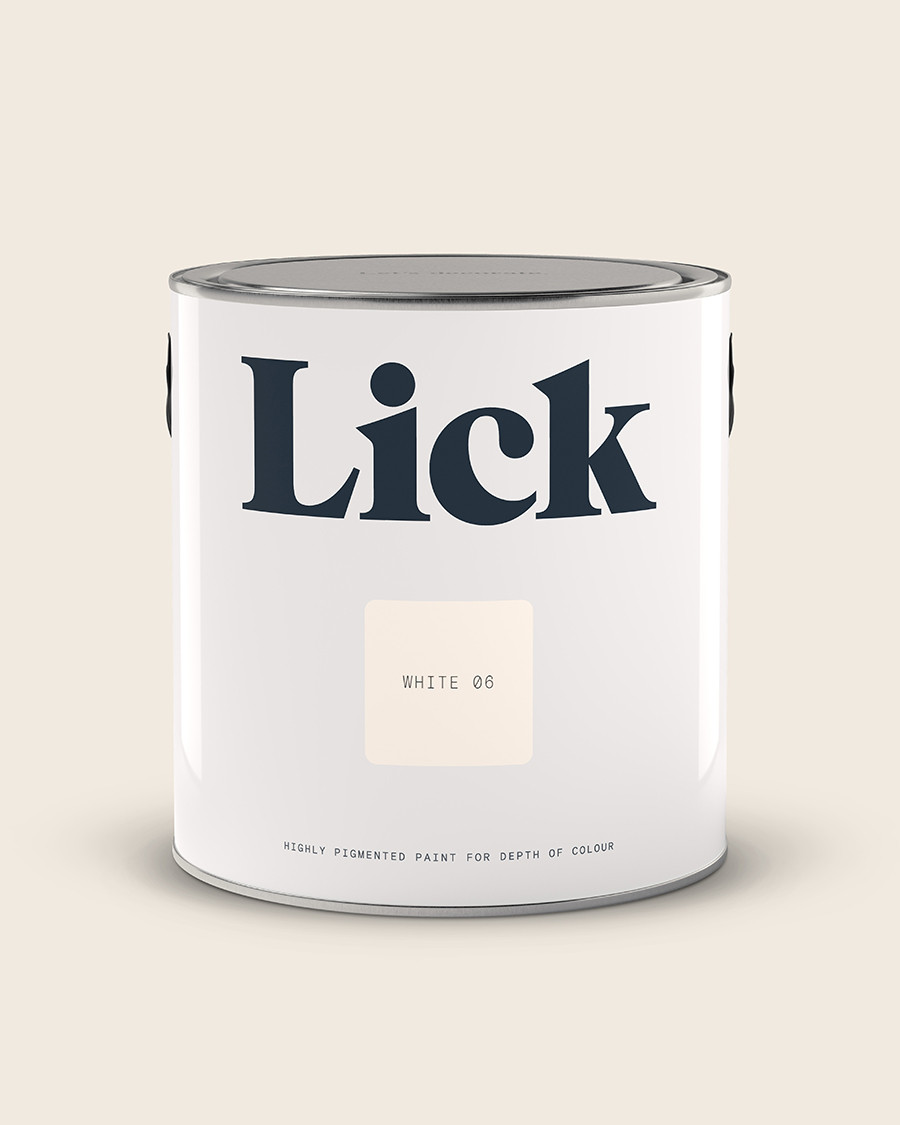 White 06: Chalky White Paint - Matt Emulsion Paint | Lick