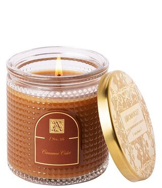 Aromatique Cinnamon Cider Textured Glass Candle with Lid, 6 oz. | Dillard's | Dillard's