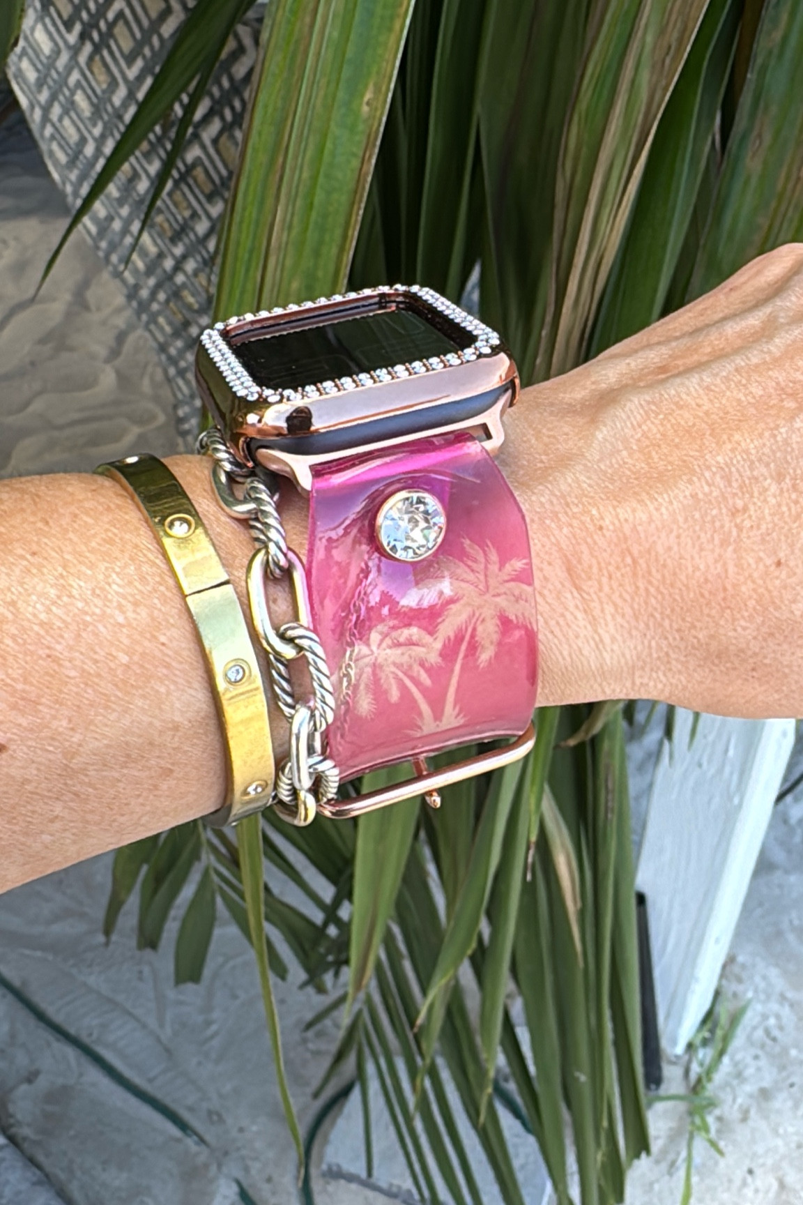 Waterproof watch band. Perf for pool and travel. Code LORI10 to save 