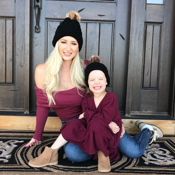 Matching Beanies Mommy and Me Matching Beanies Mommy and Me - Etsy | Etsy (US)