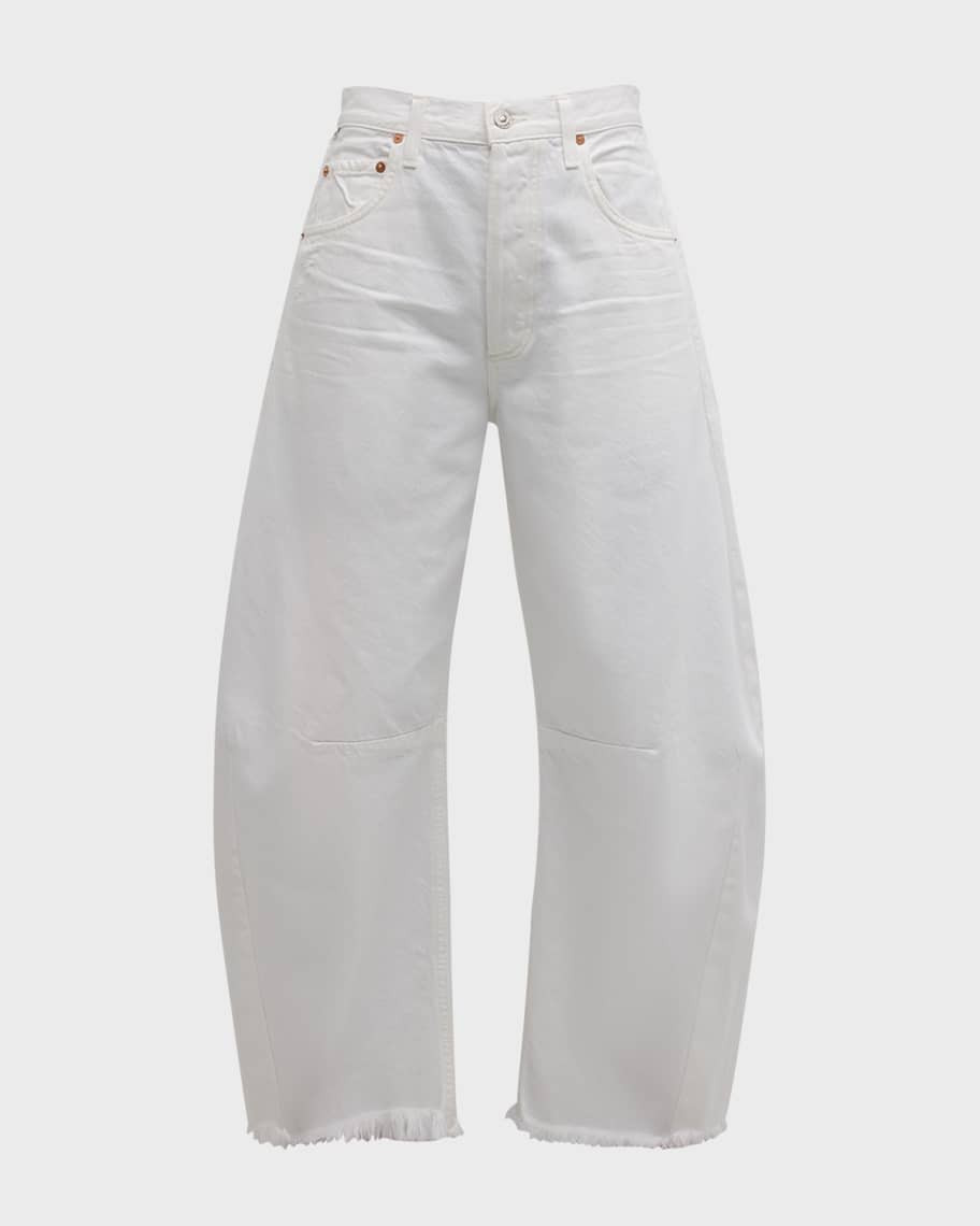 Citizens of Humanity Horseshoe Frayed Jeans | Neiman Marcus