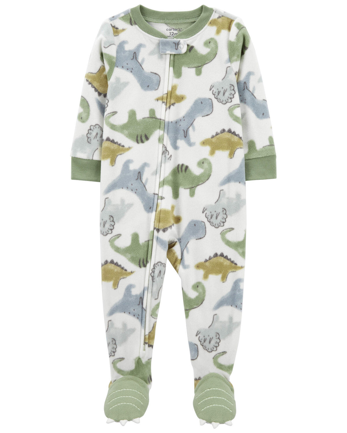 Toddler 1-Piece Dinosaur Fleece Footie Pajamas - Carter's | Carter's | Carter's Inc