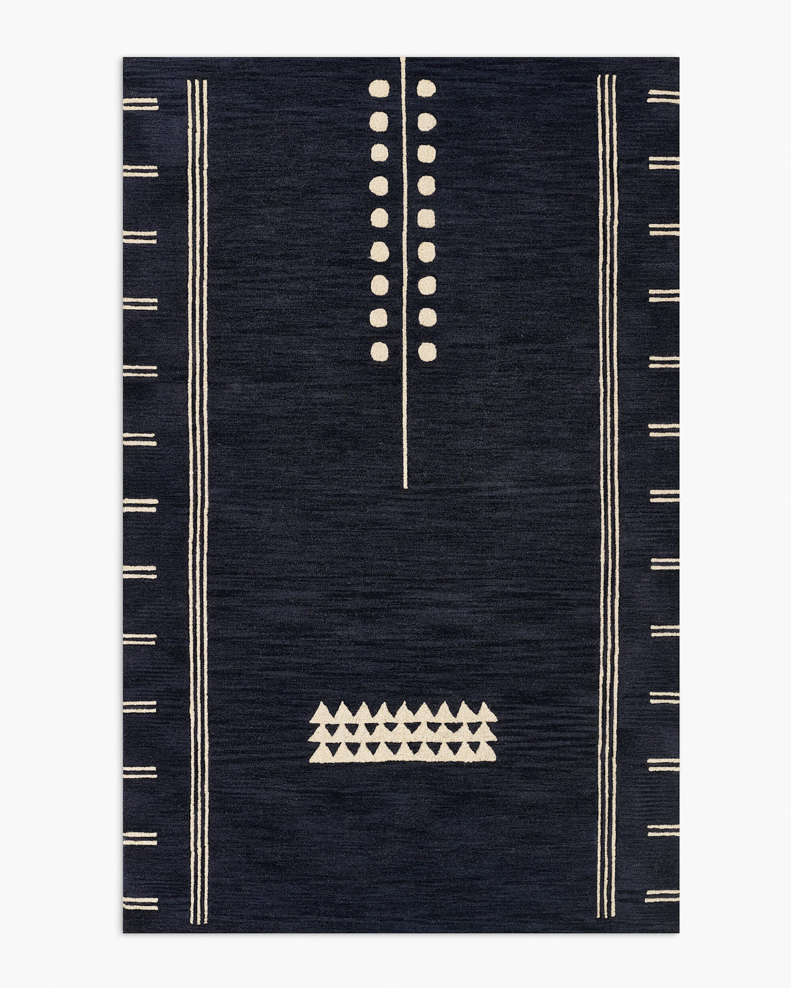Kingsley Hand-Tufted Wool Rug in Navy | Quince