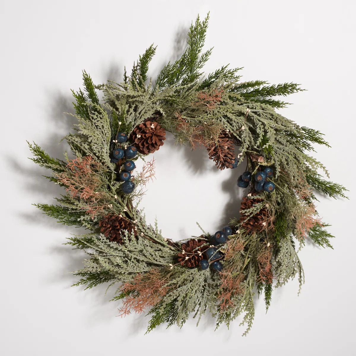 The Holiday Aisle® Pine 24" PVC Wreath | Wayfair | Wayfair North America