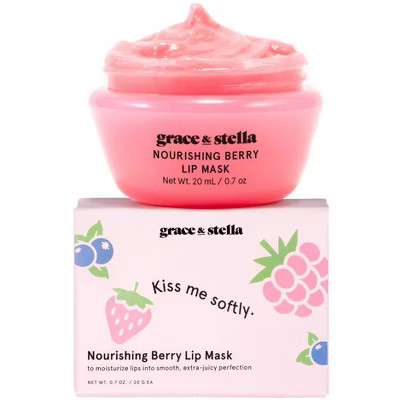 Grace & Stella Nourishing Berry Lip Mask - 0.7oz | Target