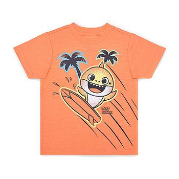 Okie Dokie Toddler Boys Crew Neck Baby Shark Short Sleeve Graphic T-Shirt | JCPenney