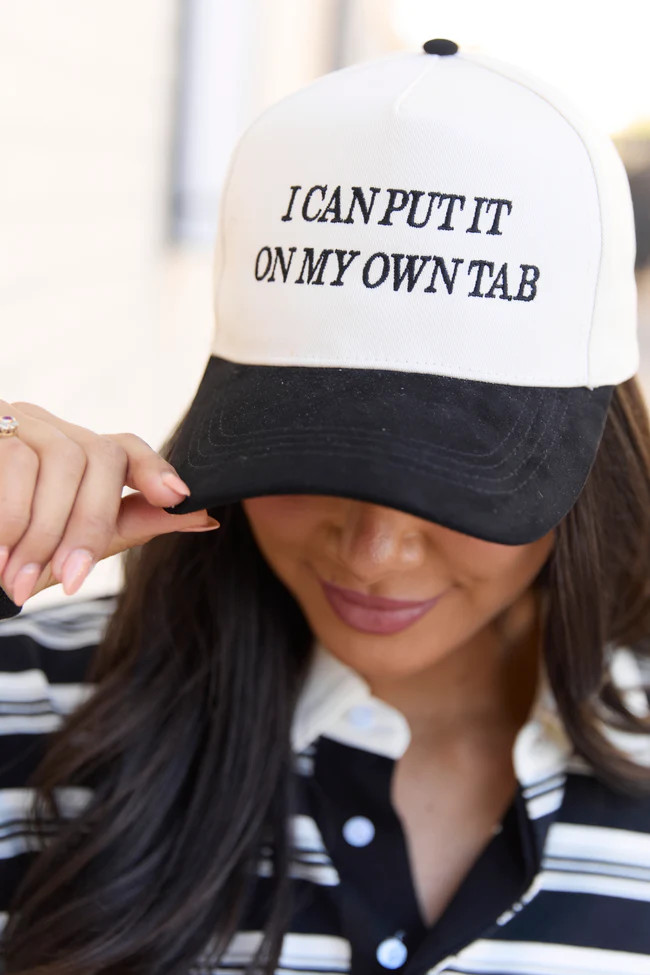 I Can Put It On My Own Tab Trucker Hat SALE | Pink Lily