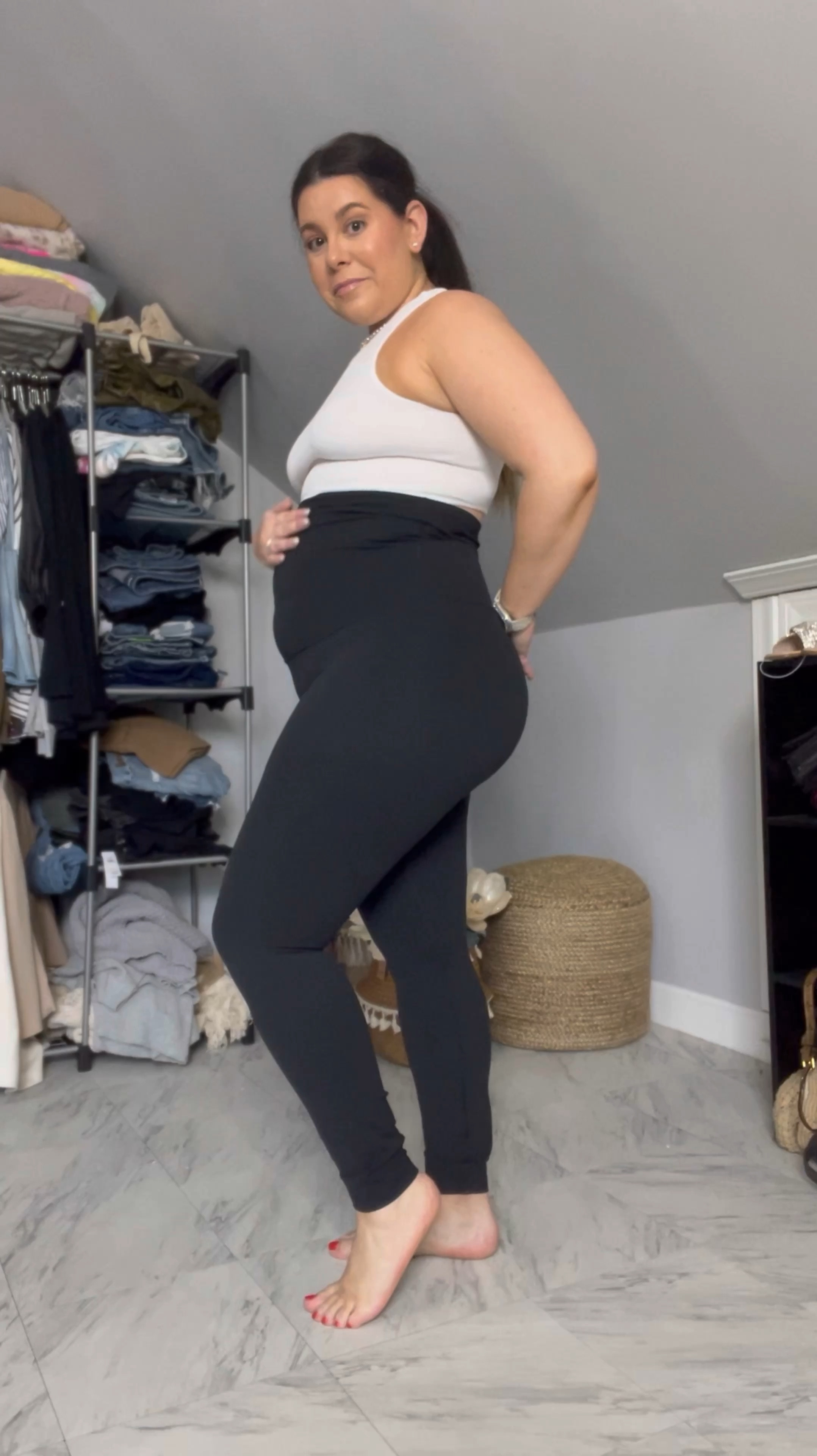 These Crz Yoga maternity leggings are so soft😍 

#LTKActive #LTKfitness #LTKbump