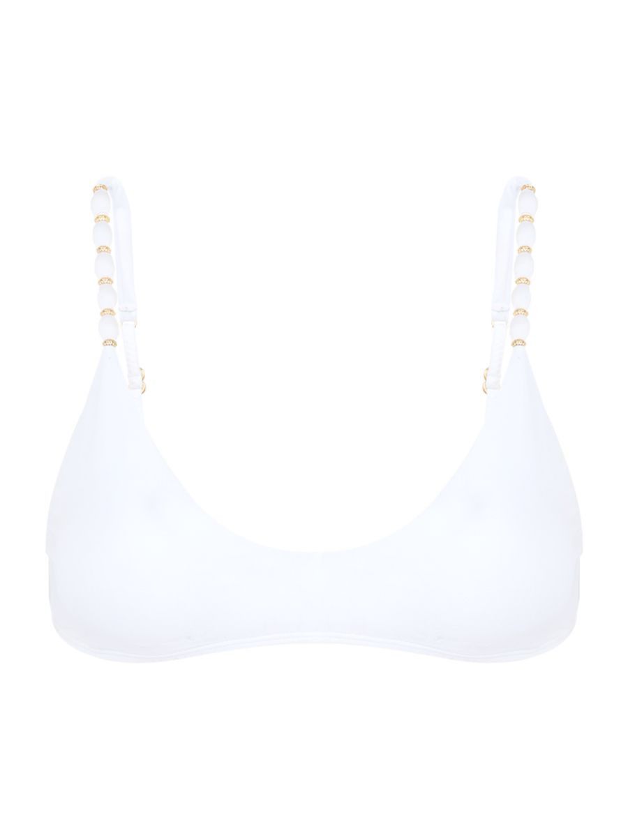 Beaded-Strap Bralette Bikini Top | Saks Fifth Avenue