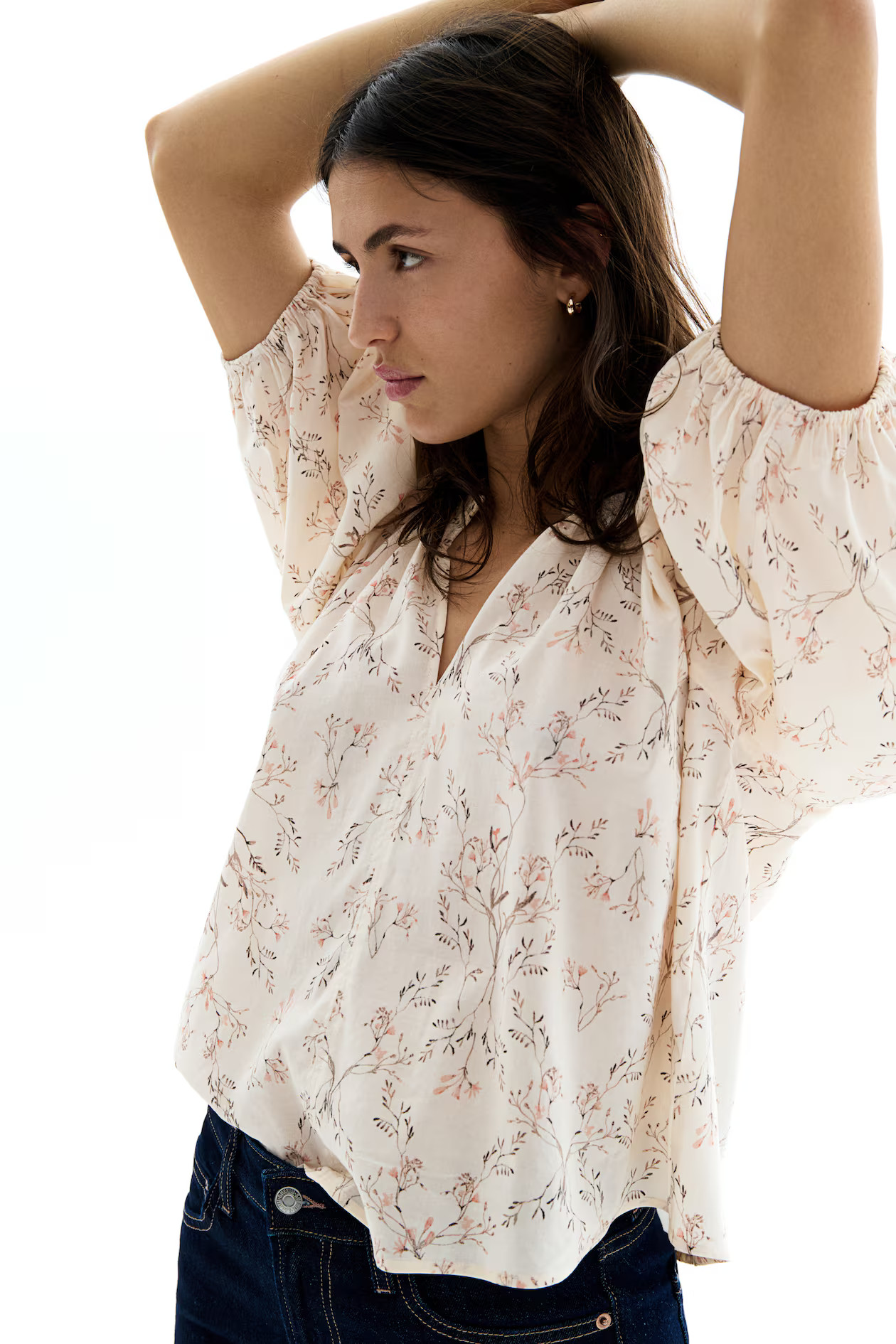 Smock-Neck Blouse | H&M (US + CA)