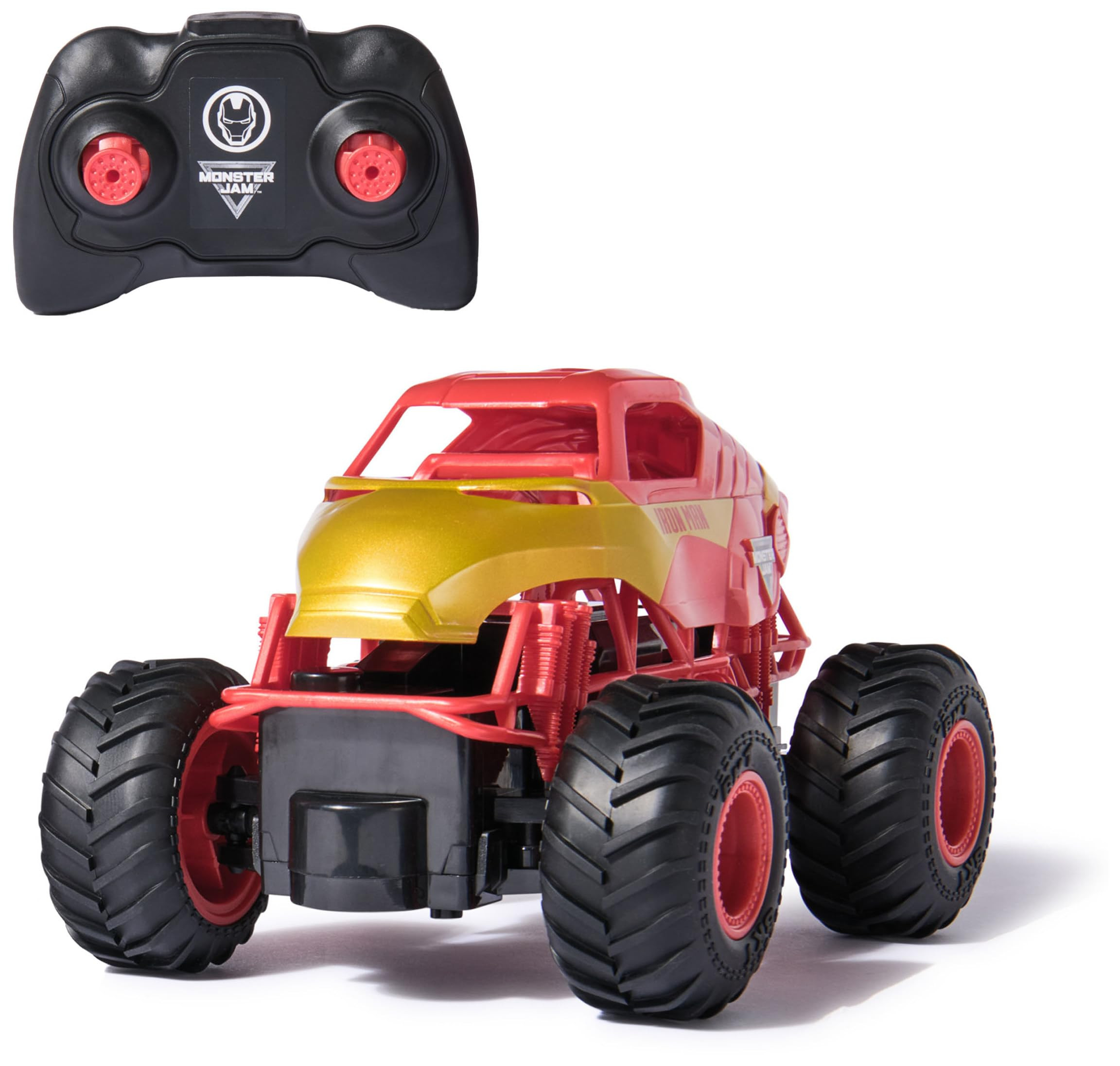 Monster Jam, Marvel Iron Man RC Monster Truck, 1:24 Scale, Kids Toys for Boys and Girls Ages 4 an... | Amazon (US)
