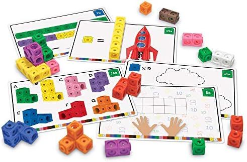 Learning Resources Early Math MathLink Cube Activity Set, Math Cubes, Early Math Skills, 115 Piec... | Amazon (US)