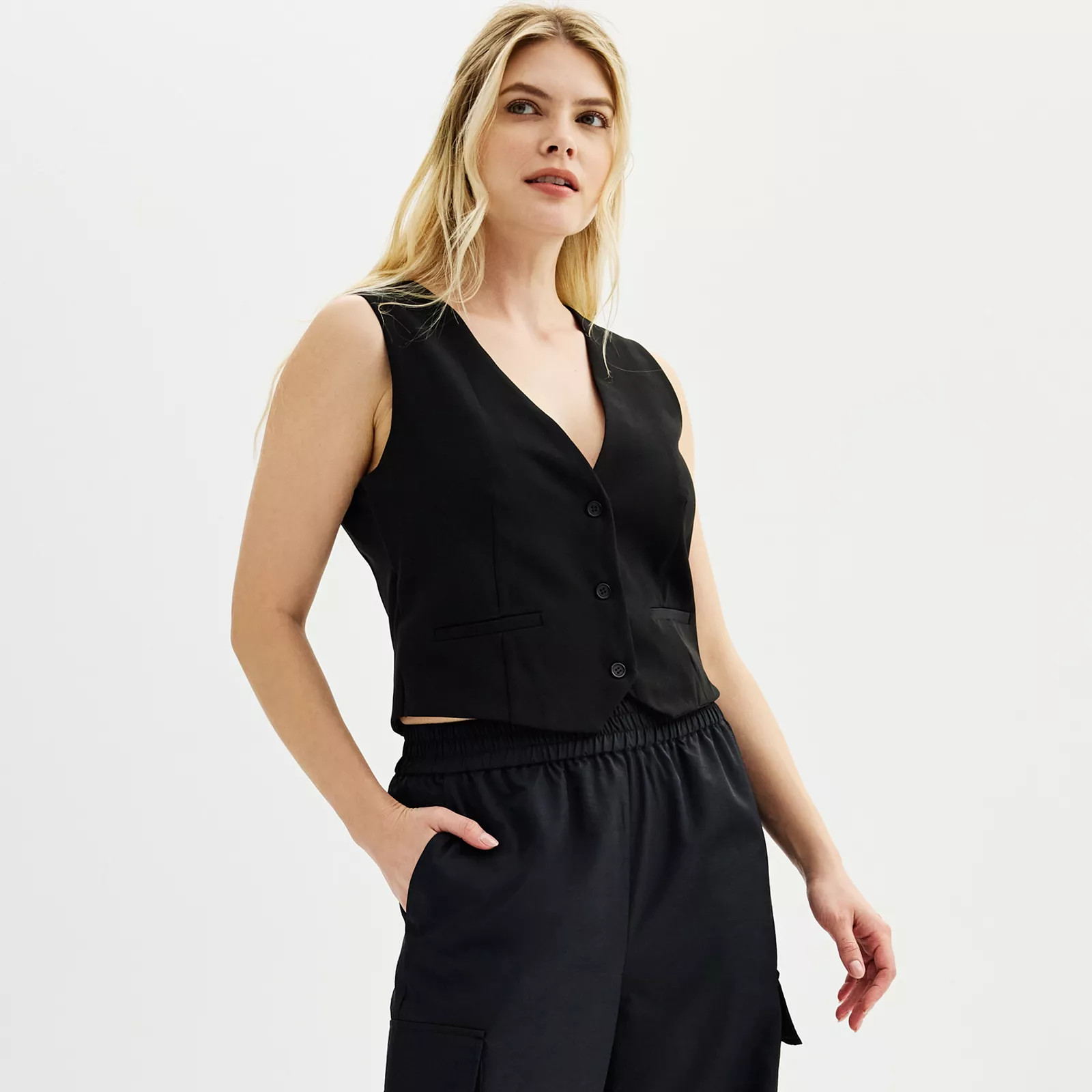 Women's INTEMPO Button-Front Vest | Kohl's