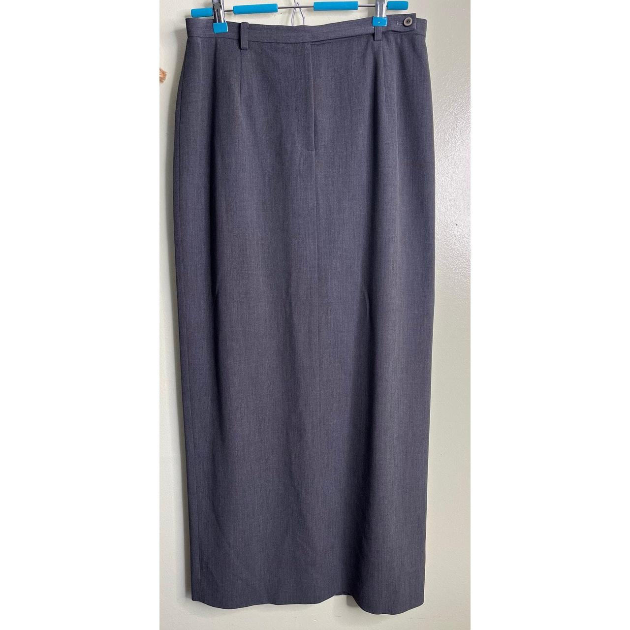 Source Unknown Women's Skirt - Grey - 12 | Depop US