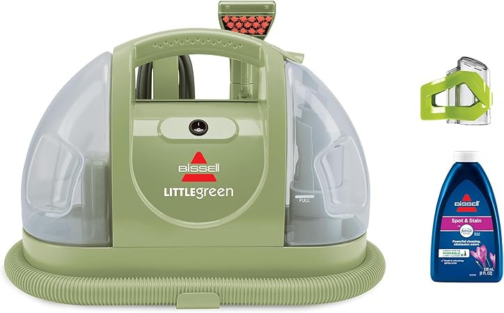BISSELL Little Green Multi-Purpose Portable Carpet and Upholstery Cleaner, Green, 1400B | Amazon (US)