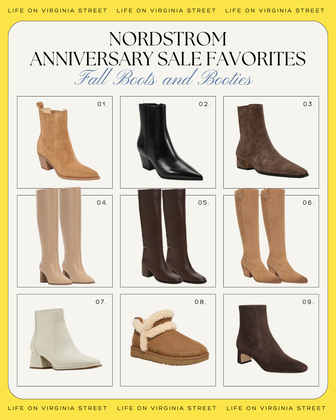 Some of my top pick for fall boots and booties from the 2025 Nordstrom Anniversary sale! So many chic finds including suede booties, suede boots, short UGGS, leather boots, leather booties and more! #ltksalealert #ltkshoecrush #ltkfindsunder100 #ltkover40 #ltkseasonal 

 

#LTKSeasonal #LTKSaleAlert #LTKShoeCrush