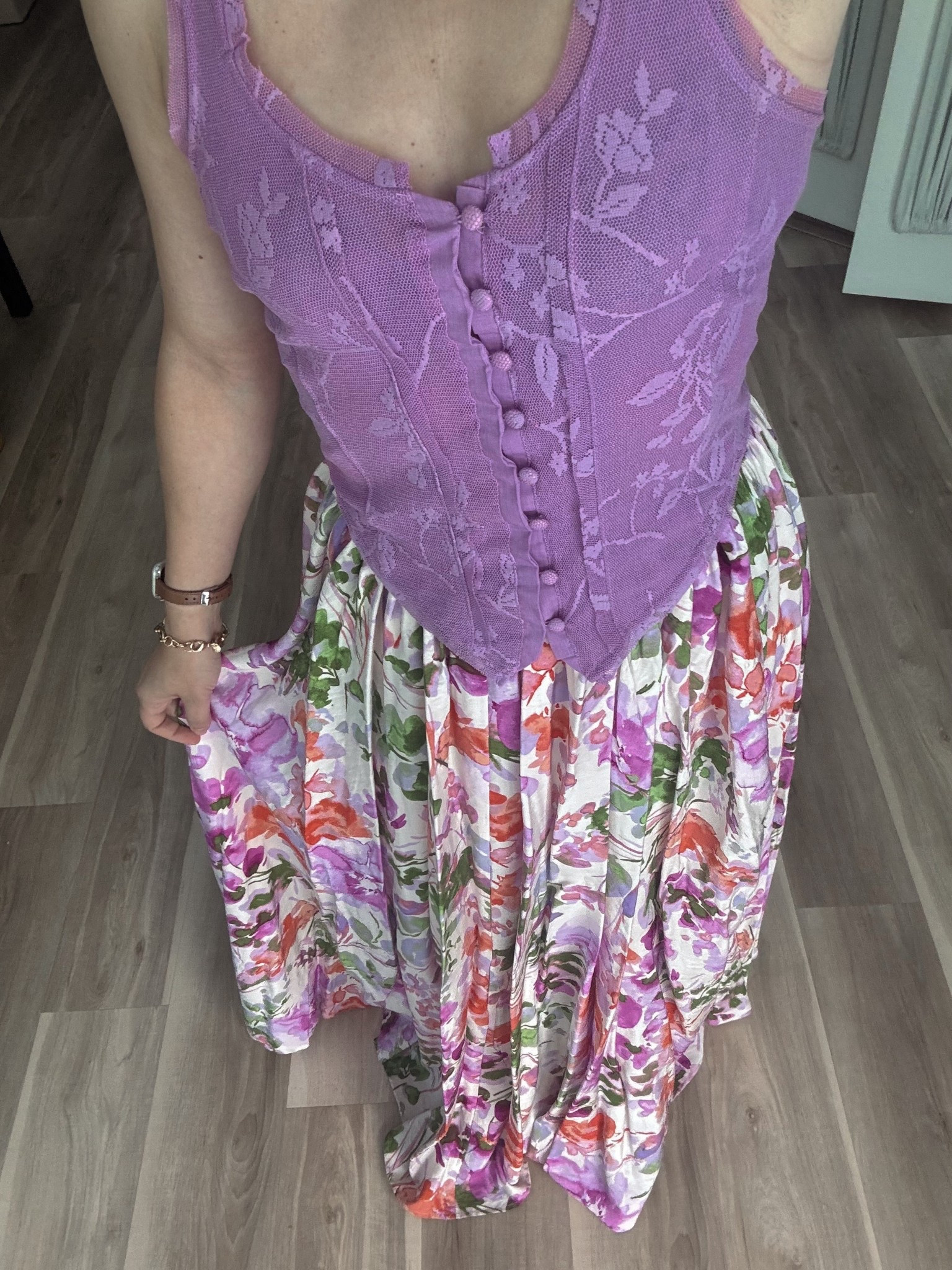 Dopamine dressing at its finest today. 
Wearing a small in the top. The skirt is old 

#LTKmomlife #LTKootd