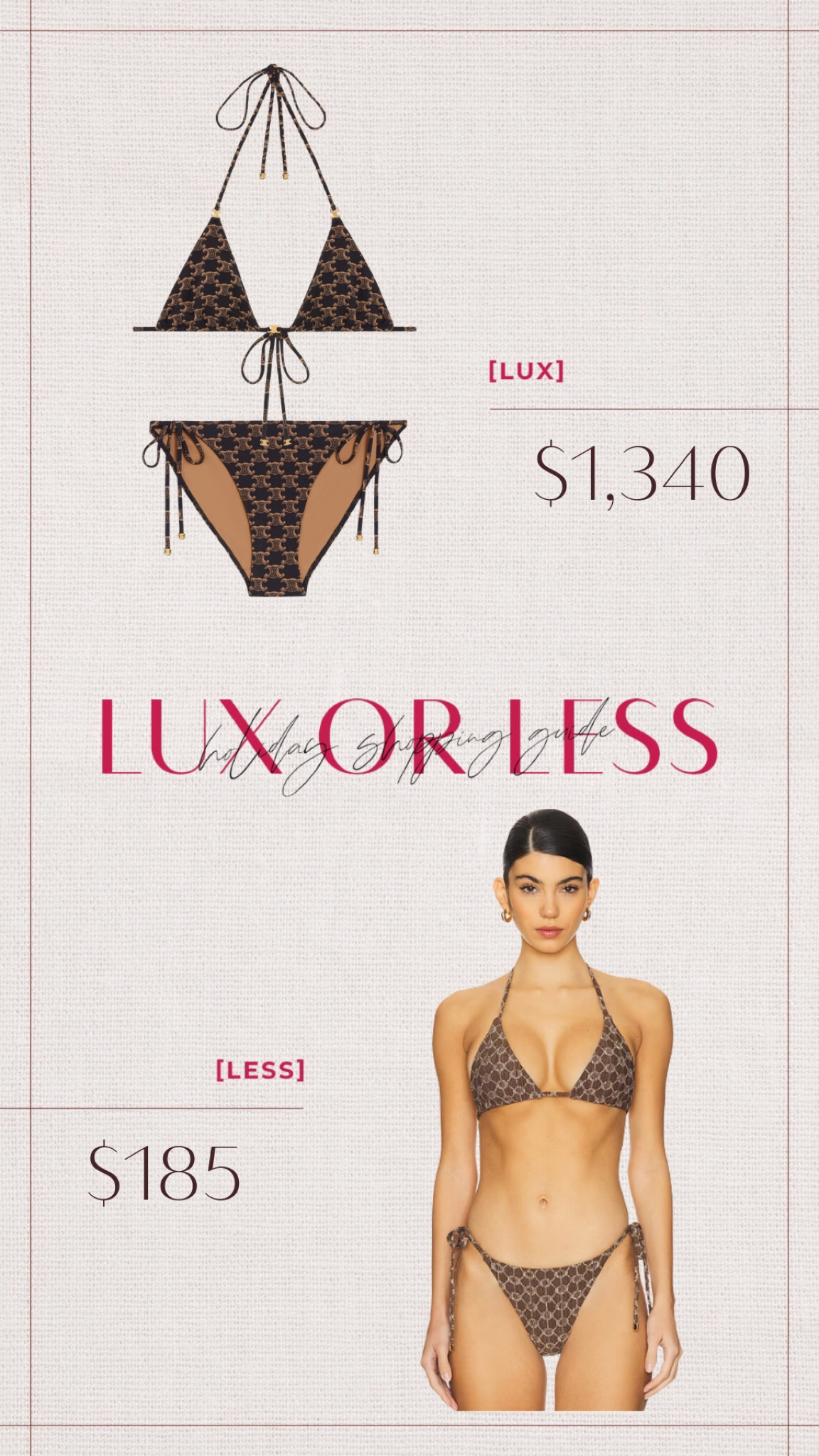 Luxe or less: swim suit 👙

#LTKTravel #LTKSwim #LTKOver40