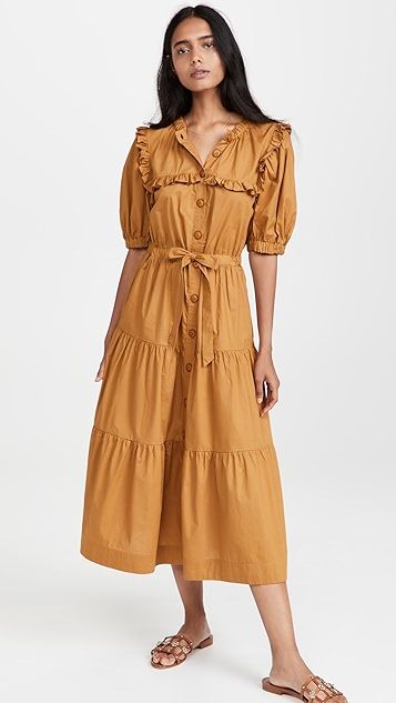 Renee Cotton Tiered Dress | Shopbop
