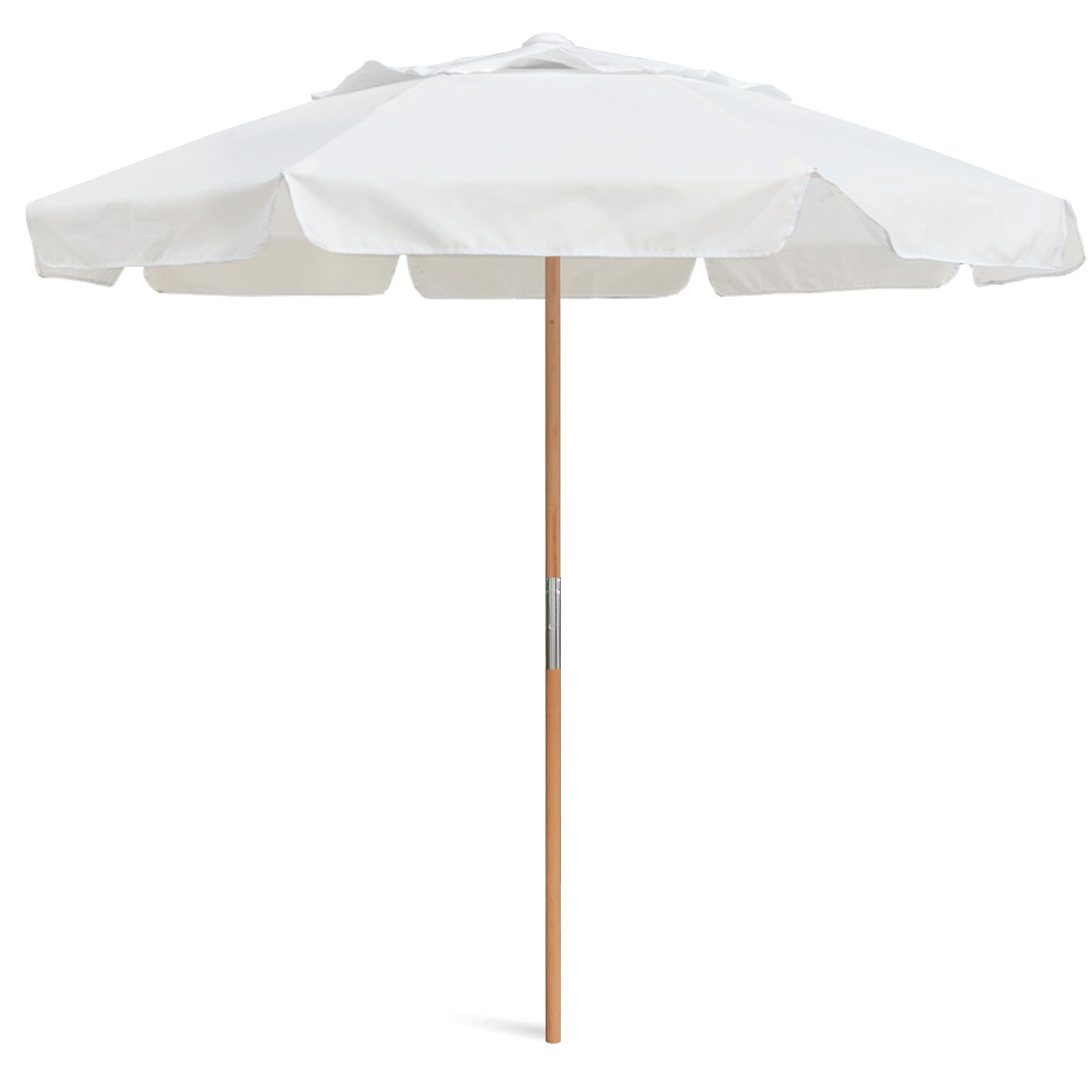AMMSUN 7.8ft Seashore Umbrella, Outdoor Umbrella, Boho Beach & Patio Umbrella with UV 50+ Air Ven... | Amazon (US)