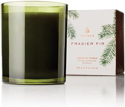 Thymes Green Glass Candle - 6.5 Oz - Frasier Fir | Amazon (US)