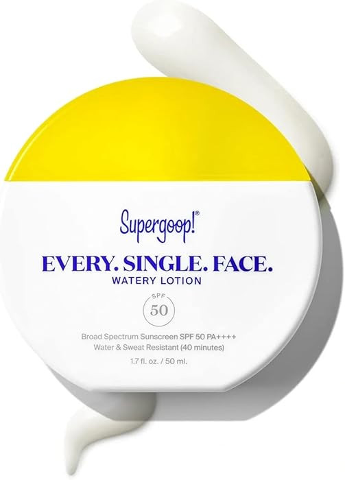 Supergoop! Every. Single. Face. Watery Lotion - 1.7 fl oz - Broad Spectrum SPF 50 PA++++ Sunscree... | Amazon (US)