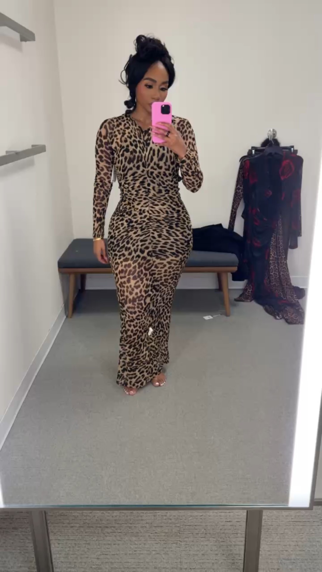 Mesh ruched maxi dress find! Statement dress find! Perfect for any occasion!!

#LTKMidsize #LTKootd