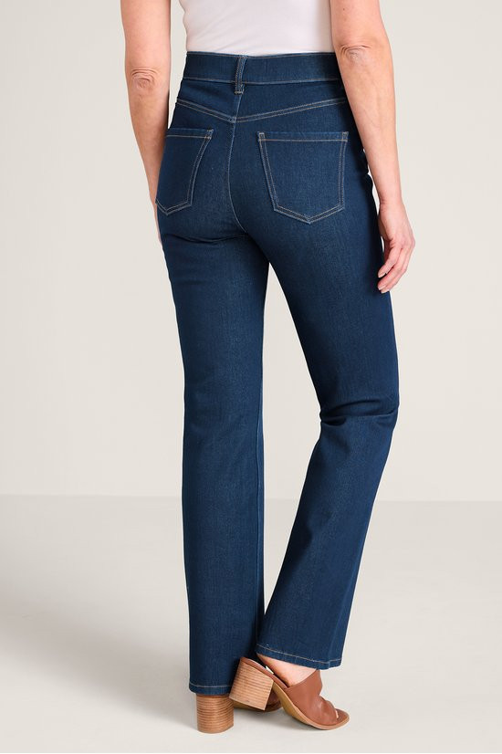Ultimate Denim Pull-On Bootcut Jeans | Soft Surroundings