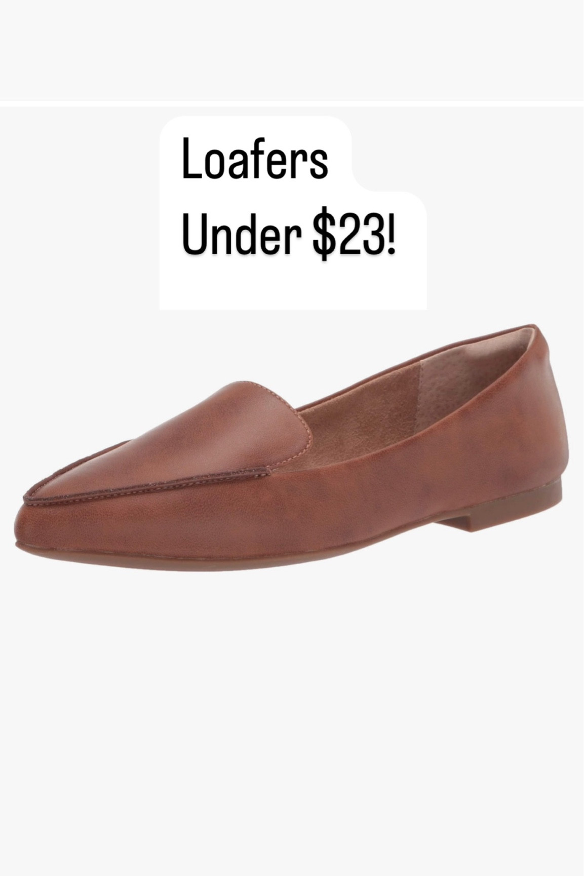 Looking chic on a budget has never been easier! 👞✨ These loafers are under $23, but the quality says luxe all the way. 💎 Perfect for elevating your wardrobe without breaking the bank. 💼🌟

#ElevatedOnABudget #AffordableFashion #ChicOnABudget #LoafersUnder25 #WardrobeGoals #BudgetFriendlyStyle #StyleSteals #LookForLess #FashionFinds 

#LTKWorkwear #LTKStyleTip #LTKShoeCrush