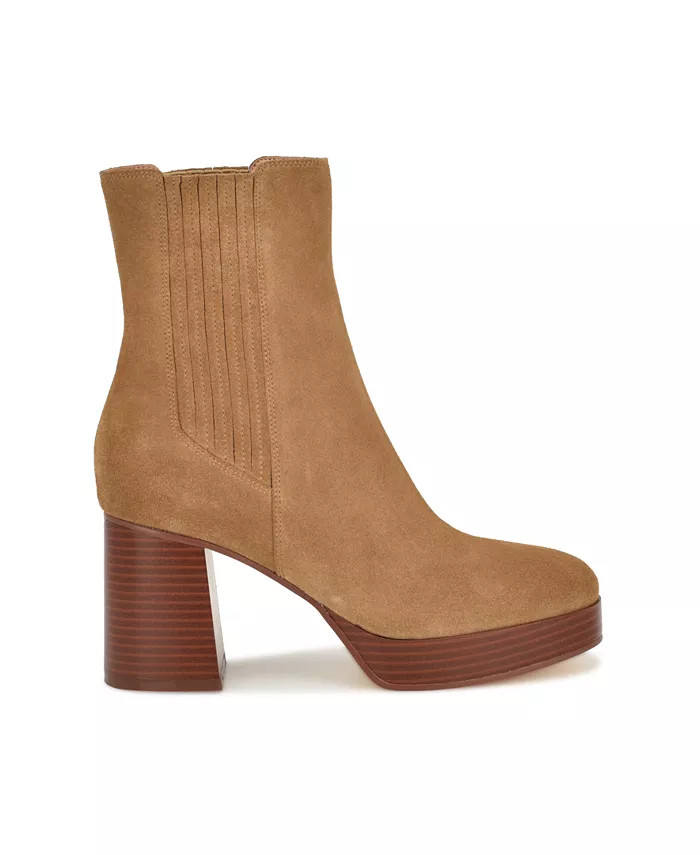 Women’s Eds Round Toe Block Heel Dress Booties | Macys (US)