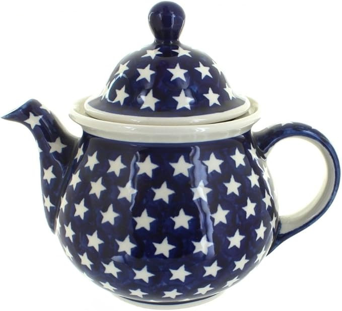 Blue Rose Polish Pottery Stars Large Teapot | Amazon (US)