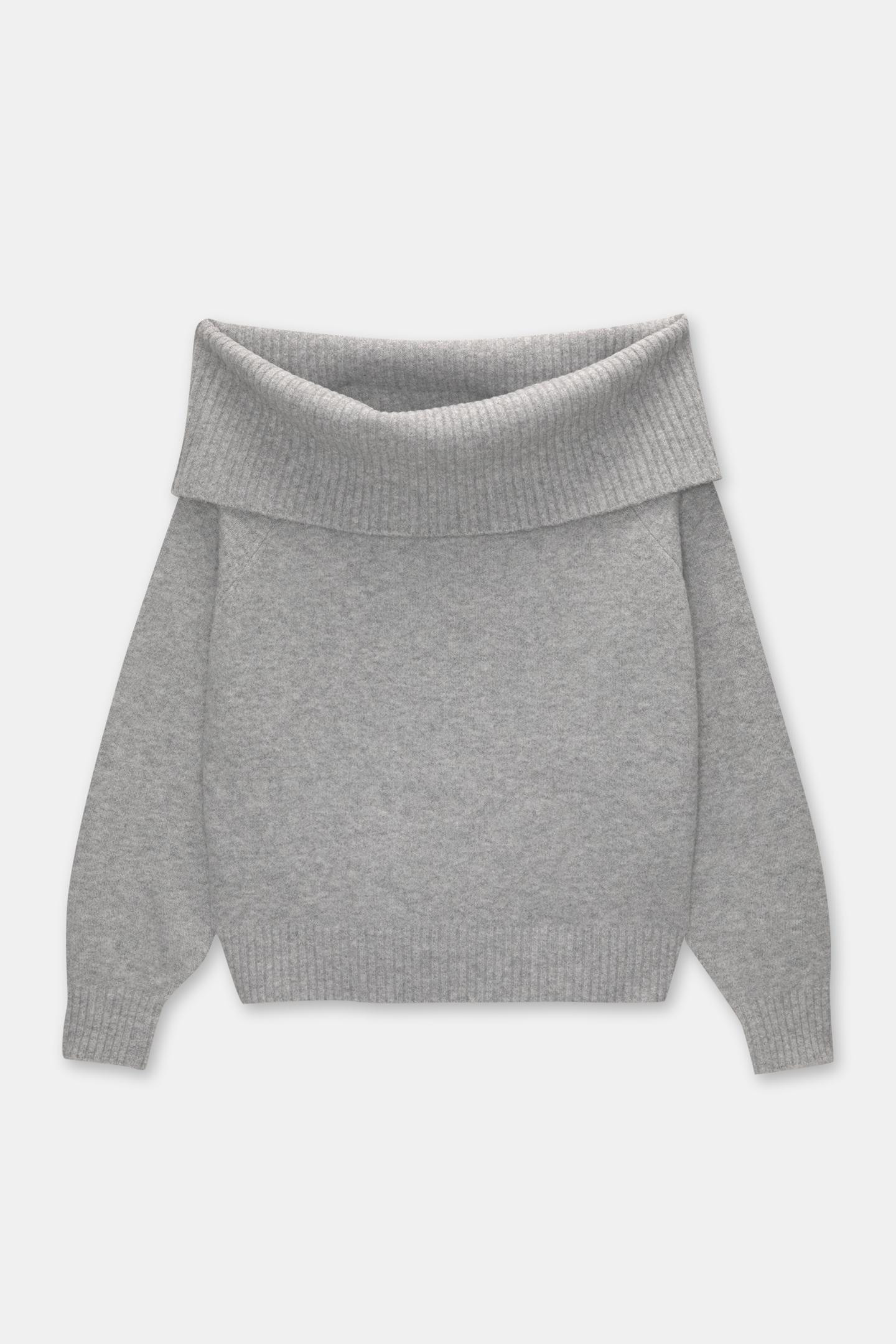 Soft jumper with Bardot neckline | PULL and BEAR UK