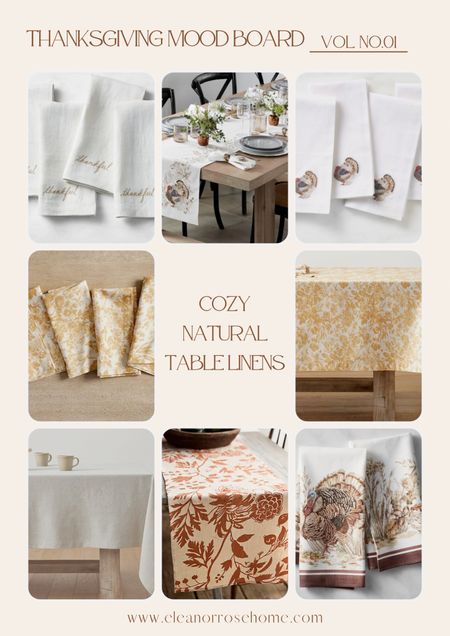 Cozy natural linens for Thanksgiving home decor. 

#LTKSeasonal #LTKstyletip #LTKhome