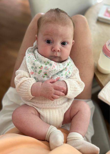 Baby girl bibs // onesie is from Zara

#LTKFindsUnder50 #LTKBaby