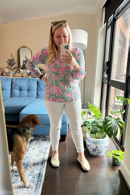 When it feels like spring and it’s January, you dress like it’s spring 🌸

#lillypulitzer #classicstyle #size10 #preppy #talbots #rothys 

#LTKSeasonal #LTKfindsunder100