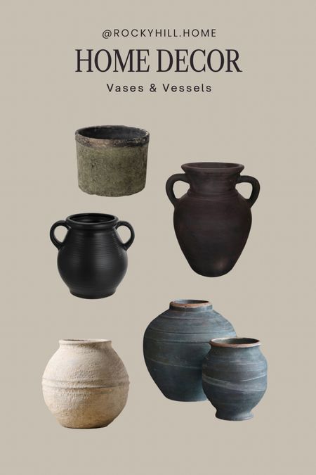 Home Decor Favorites, Vases & Vessels, black vase, rustic pot, cottage decor, round vase, ivory vase

#LTKfindsunder50 #LTKhome #LTKstyletip